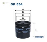 FILTRON OP 554 Oil filter