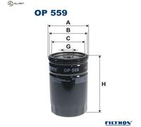 Oil filter Spin-on Filter OP 559 FILTRON for BMW CITROËN ALPINA BERTONE