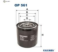 Filtron Oil Filter OP 561 - Spin-on - Fits VW, Porsche, Vauxhall, Transporter (T2)