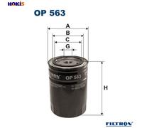 FILTRON OP 563 Oil filter