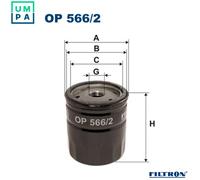 OIL FILTER OP 566/2 FOR ALFA ROMEO SEAT TERRA/Van 133 PANDA MARBELLA FURA 1.4L