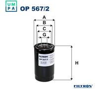 FILTRON OP 567/2 Oil filter