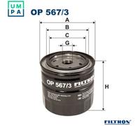 FILTRON OP 567/3 Oil filter