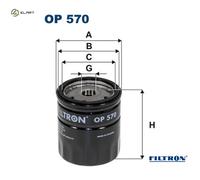 OIL FILTER OP 570 FOR LADA DAEWOO LANOS/SENS EVANDA LUBLIN/II/Platform/Chassis