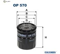 FILTRON OP 570 Oil filter