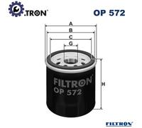 Filtron Oil Filter OP 572 – Fits Citroën, Daihatsu, Geely, Lexus, Toyota, John Deere