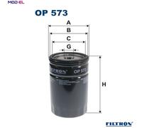 Filtron OP573 Oil Filter