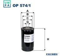 FILTRON OP 574/1 Oil filter