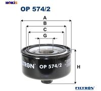FILTRON OP 574/2 Oil Filter for VW