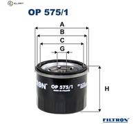 Fits FILTRON OP 575/1 OIL FILTER.SMART FORTWO 1.0 07- UK Stock