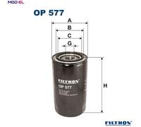 Fits FILTRON OP 577 OIL FILTER.VOLVO F10 (TRUCK) DE Stock