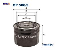 Fits FILTRON OP 580/2 OIL FILTER.ACCORD 2.0TDI 96- UK Stock