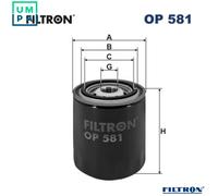FILTRON OP 581 Oil filter