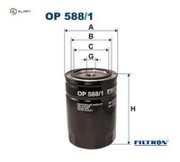 Fits FILTRON OP 588/1 OIL FILTER.NISSAN TERRANO II 2.7TD UK Stock
