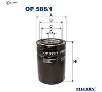 Fits FILTRON OP 588/1 OIL FILTER.NISSAN TERRANO II 2.7TD UK Stock