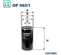 FILTRON OP 592/1 Oil filter
