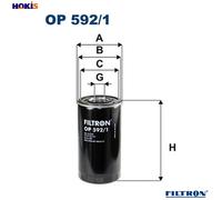 FILTRON OP 592/1 Oil filter
