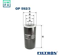 OIL FILTER FOR IVECO FIAT NEW HOLLAND M 8360 05 254 P PA 370 SERIES 600 FILTRON