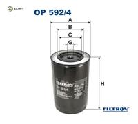 OIL FILTER OP 592/4 FOR FIAT 88 66 Series/70/75/65/130 400 500 600 90 700 800