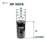 OIL FILTER OP 592/6 FOR IRISBUS KAROSA IVECO TRAKKER/EURO CITYCLASS STRALIS