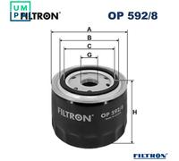FILTRON OP 592/8 Oil filter