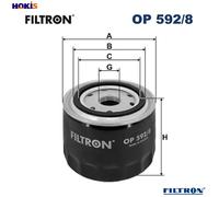 FILTRON OP 592/8 Oil filter