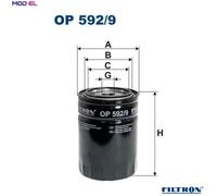 FILTRON OP 592/9 Oil filter
