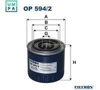 FILTRON OP 594/2 Oil filter