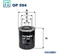 FILTRON OP 594 Oil Filter for ,ALFA ROMEO,CITRO?N,FIAT,IVECO,LANCIA,MULTICAR,OPE