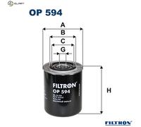 FILTRON OP 594 Oil Filter for ,ALFA ROMEO,CITRO?N,FIAT,IVECO,LANCIA,MULTICAR,OPE