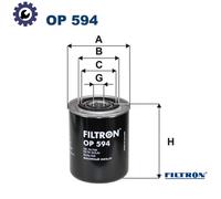 OIL FILTER OP 594 FOR RENAULT TRUCKS B/Platform/Chassis/Van MASCOTT MESSENGER