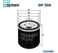 FILTRON Oil filter FORD,RENAULT,HYUNDAI OP 595 PF1237,PF57,X118 Engine oil filter X165,X597,330148296,1954075,1041426,1041427,1704472,1992239,2230294