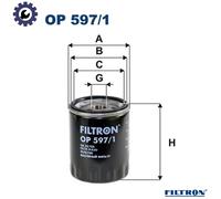 FILTRON OP 597/1 Oil filter