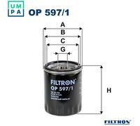 FILTRON OP 597/1 Oil filter