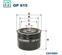 FILTRON OP 615 Oil filter