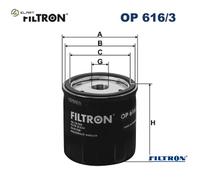 FILTRON OP 616/3 Oil filter