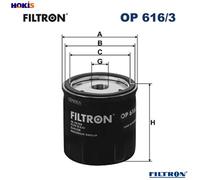FILTRON OP 616/3 Oil filter