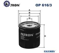 OIL FILTER OP 616/3 FOR SKODA KAMIQ KAROQ OCTAVIA/III/Combi/IV SUPERB CITIGO Q3