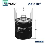 FILTRON OP 616/3 Oil filter