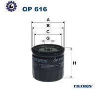 OIL FILTER OP 616 FOR SKODA FELICIA/Cube/Van/Mk/II//Pickup VW GOLF/III JETTA