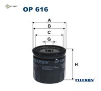FILTRON OP 616 Oil filter