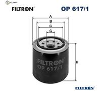 FILTRON OP 617/1 Oil filter