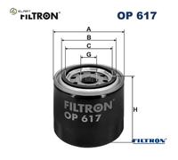 OIL FILTER OP 617 FOR MITSUBISHI CHARIOT GTO GALLOPER L300/II/Platform/Chassis