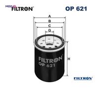 Oil filter FILTRON OP 621 for SUZUKI XL-7 2.7 2001-2004