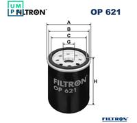 Oil filter FILTRON OP 621 for SUZUKI XL-7 2.7 2001-2004