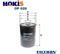 OIL FILTER OP 626 FOR MAN M90 G90 L2000 EL NÜ NG NL SM EM NM SÜ LION´S/CITY 6.9L