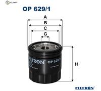 FILTRON OP 629/1 Oil filter