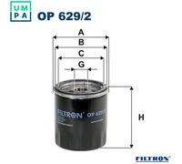 FILTRON OP 629/2 Oil filter