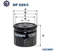 FILTRON OP 629/3 Oil filter