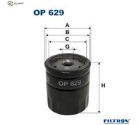 OIL FILTER OP 629 FOR FORD AUSTRALIA MORGAN SKODA 105,120 FORMAN/Forman 130